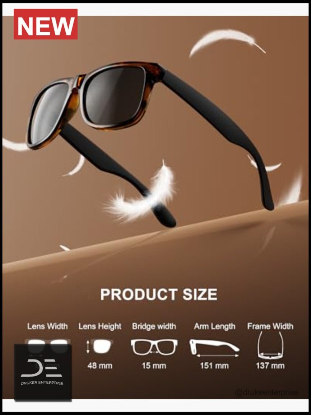 Retro Trendy Polarized Sunglasses with UV400 Protection for Driving Travel 3 View 5